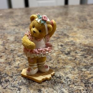 Cherished Teddies Ballerina Bear - Pink and Tan